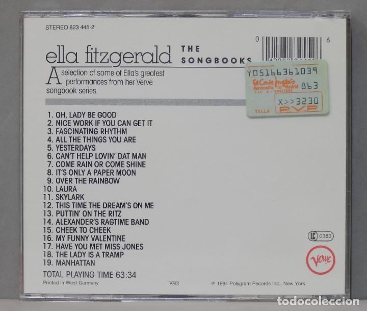 CDs de m&uacute;sica: CD. FITZGERALD SONGBOOKS - Foto 2