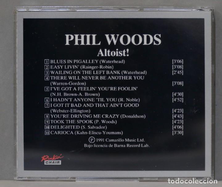 CDs de m&uacute;sica: CD. Phil Woods. Altoist! - Foto 2