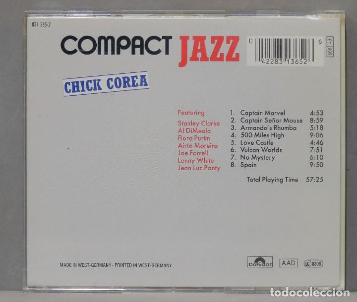 CDs de m&uacute;sica: CD. Chick Corea. Chick Corea - Foto 2