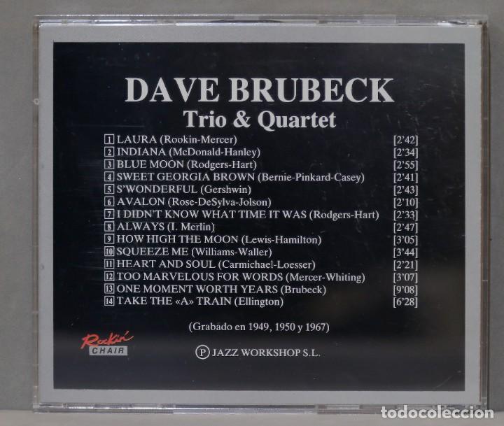 CDs de m&uacute;sica: CD. Dave Brubeck. Trio & Quartet - Foto 2