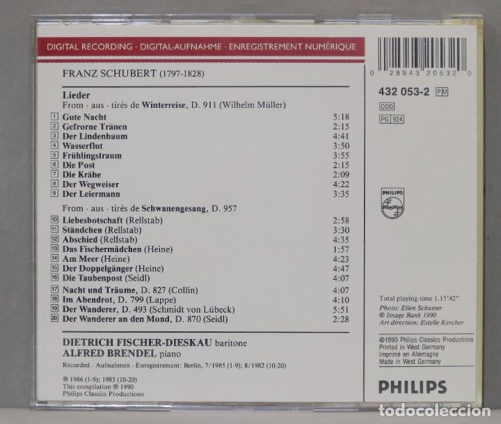 CDs de m&uacute;sica: CD. Brendel. SCHUBERT Lieder - Foto 2