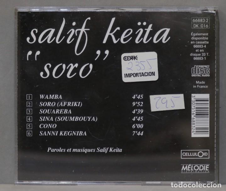 CDs de m&uacute;sica: CD. Salif Ke&iuml;ta. Soro - Foto 2
