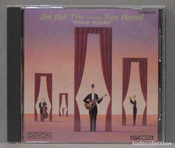 CDs de m&uacute;sica: CD. Jim Hall Trio Featuring Tom Harrell. These Rooms - Foto 1