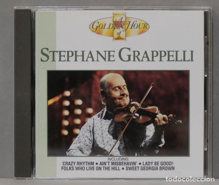 CDs de m&uacute;sica: CD. Stephane Grappelli. A Golden Hour Of Stephane Grappelli - Foto 1