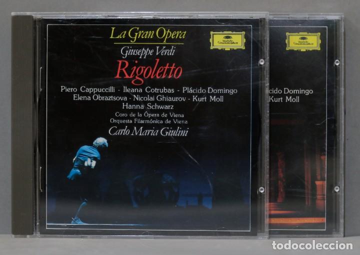 CDs de m&uacute;sica: 2 CD. RIGOLETTO. VERDI. LA GRAN OPERA - Foto 1