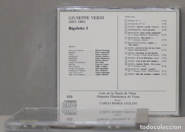 CDs de m&uacute;sica: 2 CD. RIGOLETTO. VERDI. LA GRAN OPERA - Foto 4
