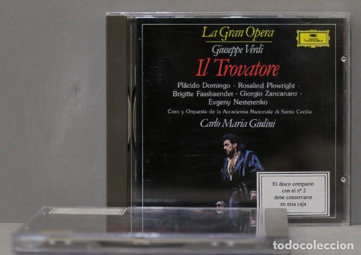 CDs de m&uacute;sica: 2 CD. IL TROVATORE. VERDI. LA GRAN OPERA - Foto 3