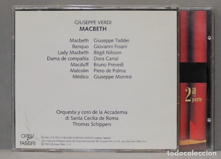 CDs de m&uacute;sica: 2 CD. MACBETH. OPERA COLLECTION - Foto 2
