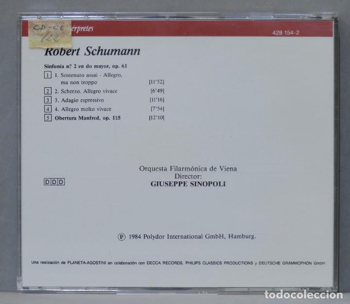 CDs de m&uacute;sica: CD. FILARMONICA DE VIENA. ROBERT SCHUMANN - Foto 2