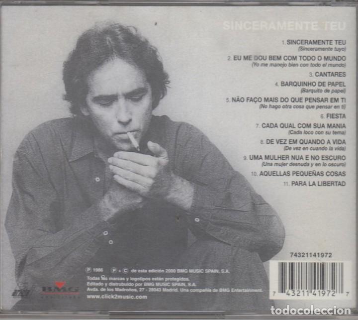 CDs de m&uacute;sica: Joan Manuel Serrat cd Sinceramente teu 2000 - Foto 2