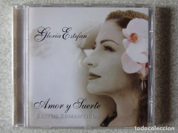 CDs de m&uacute;sica: GLORIA ESTEFAN.AMOR Y SUERTE.EXITOS ROMANTICOS - Foto 1