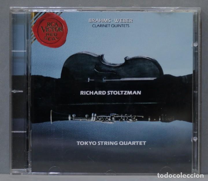 CDs de m&uacute;sica: CD. Stoltzman. Tokyo String Quartet. Brahms - Weber. Clarinet Quintets - Foto 1