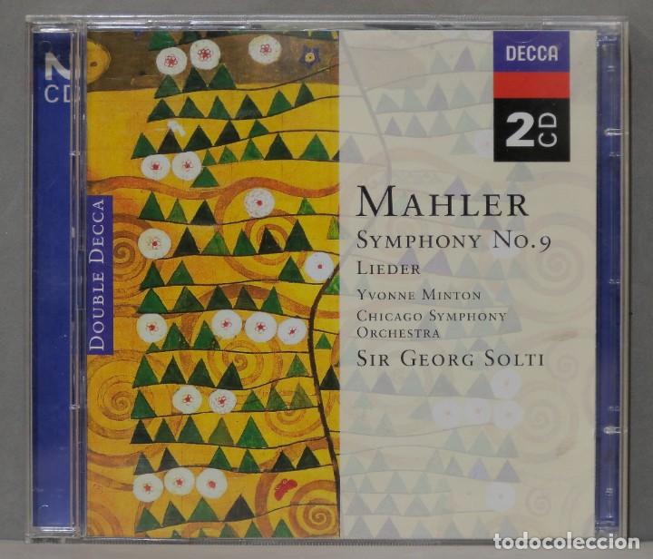 CDs de m&uacute;sica: 2 CD. Solti. Symphony No. 9. Lieder. MAHLER - Foto 1
