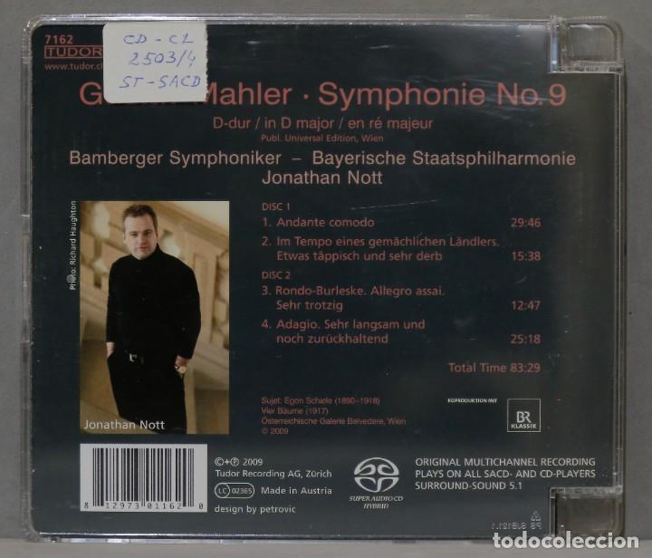 CDs de m&uacute;sica: 2 CD. Sinfonia 9. MAHLER. Nott - Foto 2