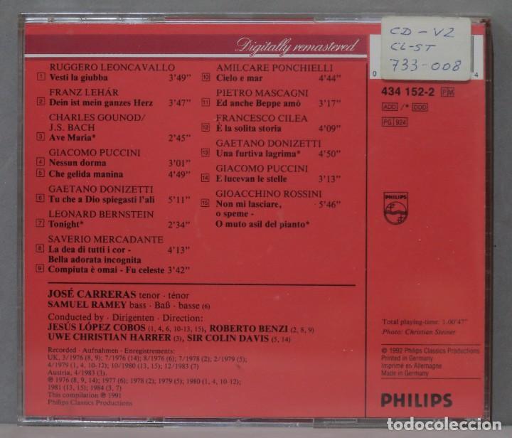 CDs de m&uacute;sica: CD. Jos&eacute; Carreras. Classics - Foto 2
