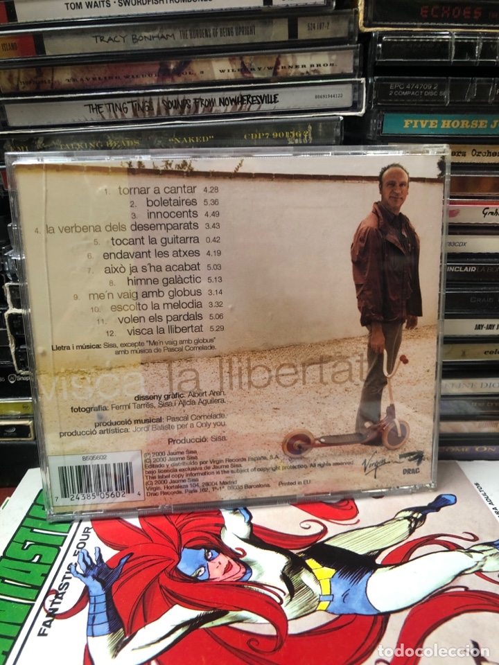 CDs de m&uacute;sica: Sisa Visca la llibertat - Foto 2