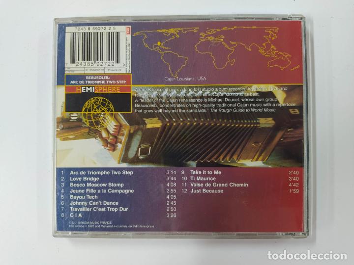 CDs de m&uacute;sica: BEAUSOLEIL. ARC DE TRIOMPHE TWO STEP. CD. TDKCD49 - Foto 3