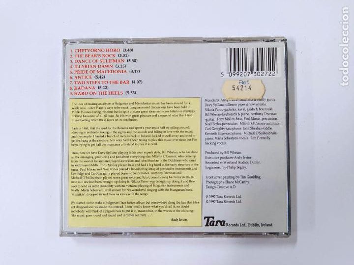 CDs de m&uacute;sica: EASTWIND. ANDY IRVINE & DAVY SPILLANE. CD. TDKCD50 - Foto 3