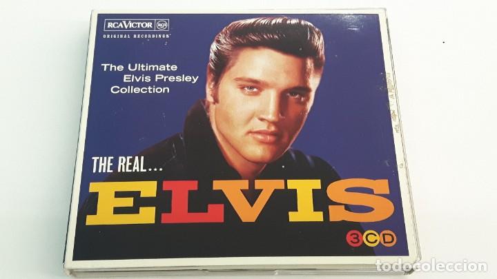 CDs de m&uacute;sica: 3 CD CARTON - THE REAL ELVIS - THE ULTIMATE ELVIS PRESLEY COLLECTION