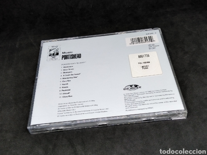 CDs de m&uacute;sica: PORTISHEAD - DUMMY - 1994 - CD - DISCO COMPROBADO - Foto 2