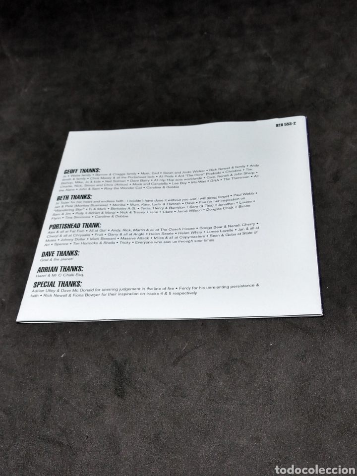 CDs de m&uacute;sica: PORTISHEAD - DUMMY - 1994 - CD - DISCO COMPROBADO - Foto 4