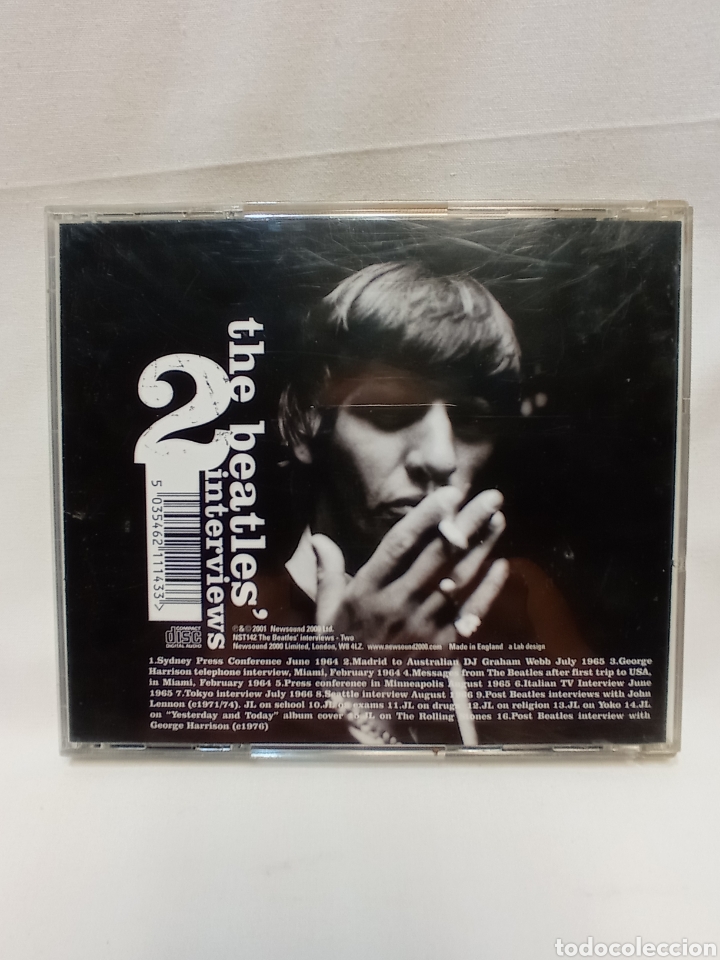 CDs de m&uacute;sica: CD THE BEATLES INTERVIEWS 2 - Foto 2