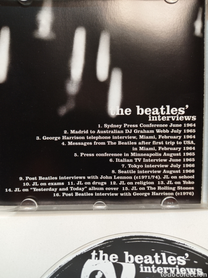 CDs de m&uacute;sica: CD THE BEATLES INTERVIEWS 2 - Foto 4