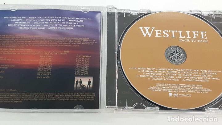 CDs de m&uacute;sica: CD WESTLIFE - FACE TO FACE - Foto 2