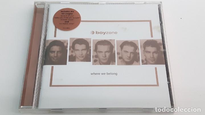 CDs de m&uacute;sica: CD BOYZONE - WHERE WE BELONG - INCLUDES THE HIT SINGLES - Foto 1