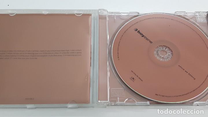 CDs de m&uacute;sica: CD BOYZONE - WHERE WE BELONG - INCLUDES THE HIT SINGLES - Foto 2