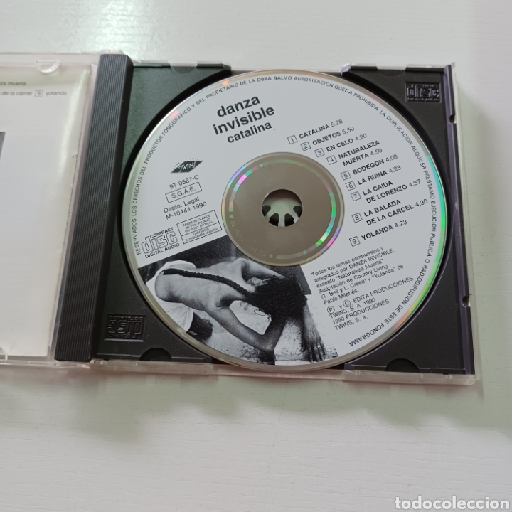 CDs de m&uacute;sica: DANZA INVISIBLE - CATALINA 1990 - Foto 3
