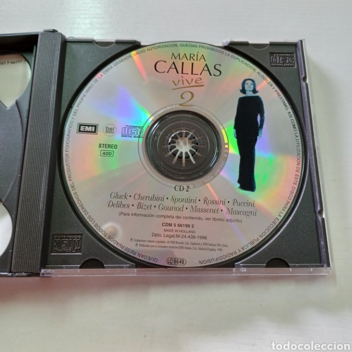 CDs de m&uacute;sica: MARIA CALLAS VIVE - 2 CD EMI 1996 - Foto 4