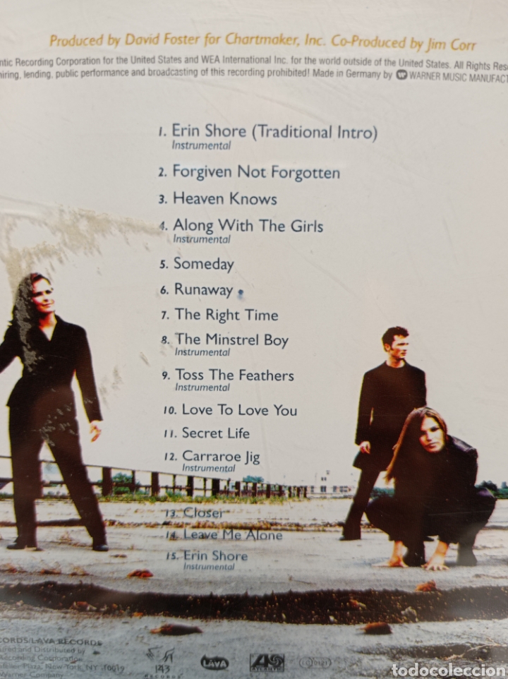 CDs de m&uacute;sica: CD THE CORRS. FORGIVEN NOT FORGOTTEN - Foto 3
