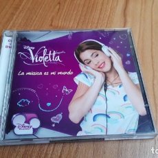 CDs de Música: VIOLETTA -- LA MÚSICA ES MI MUNDO -- CD + DVD -- DISNEY, 2013. Lote 287765213