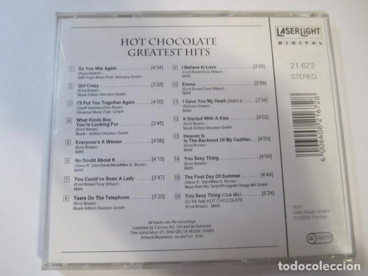 CDs de m&uacute;sica: cd hot chocolate greatest hits - Foto 2