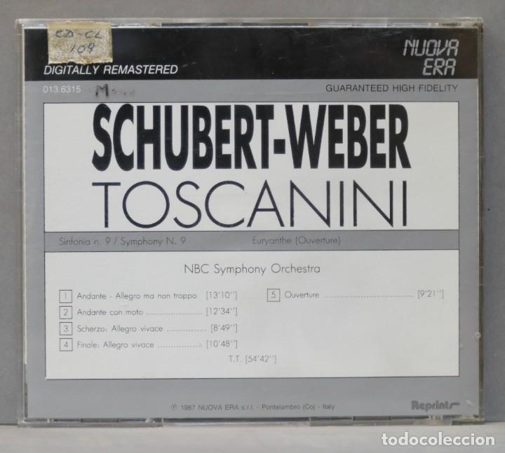 CDs de m&uacute;sica: CD. Toscanini. Symphony n.9. Euryanthe, Overture. SCHUBERT. WEBER - Foto 2
