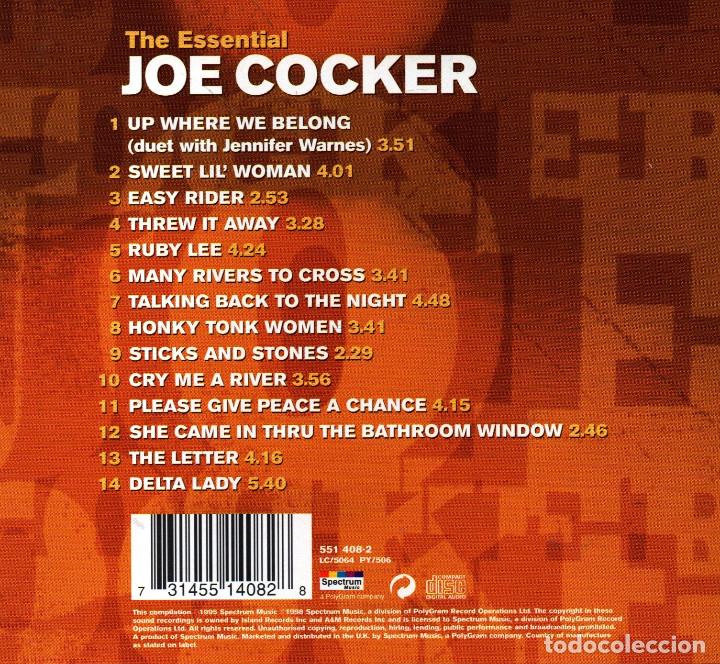 CDs de m&uacute;sica: �C917 - JOE COCKER. THE ESSENTIAL. RECOPILATORIO. CD - Foto 2
