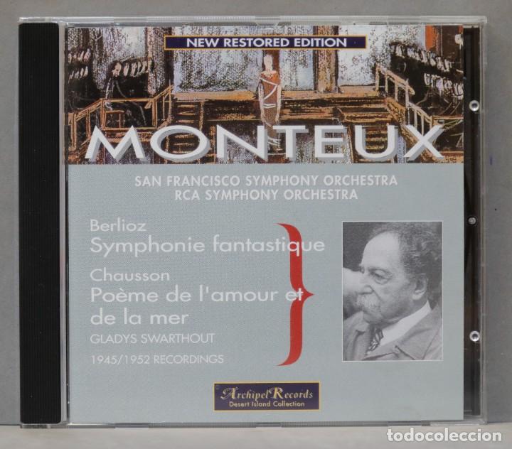CDs de m&uacute;sica: CD. Monteux conducts Berlioz & Chausson