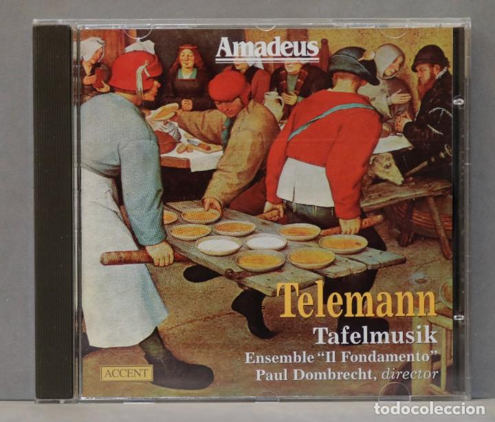 CD di Musica: CD. Georg Philipp Telemann. Il Fondamento. Paul Dombrecht. Tafelmusik. Parte Tercera