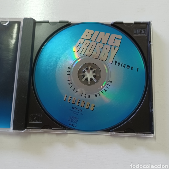 CDs de m&uacute;sica: BING CROSBY - LEGENDS VOLUME 1 CD - Foto 3