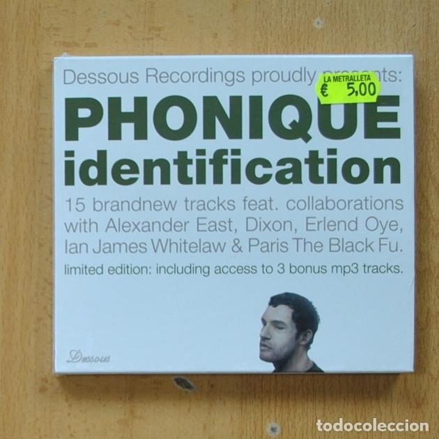CDs de m&uacute;sica: PHONIQUE - IDENTIFICATION - CD - Foto 1