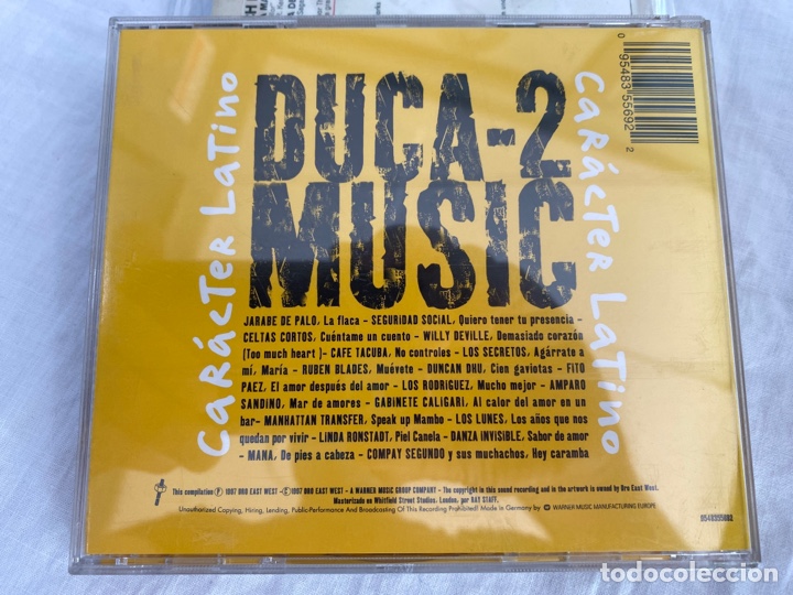 CDs de m&uacute;sica: Car&aacute;cter Latino (CD, Comp) (1997) - Foto 2
