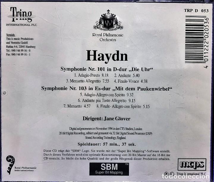 CDs de m&uacute;sica: Haydn - Symphony No. 101 &rdquo;The Clock&rdquo; / Symphony No. 103 &rdquo;Drum Roll&rdquo; - Foto 3