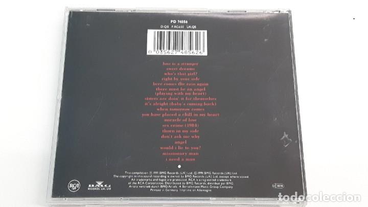 CDs de m&uacute;sica: CD EURYTHMICS - GREATEST HITS - 1991 - Foto 3