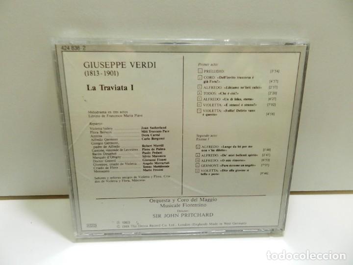 CDs de m&uacute;sica: DISCO CD. Giuseppe Verdi &ndash; La Traviata. COMPACT DISC. - Foto 2