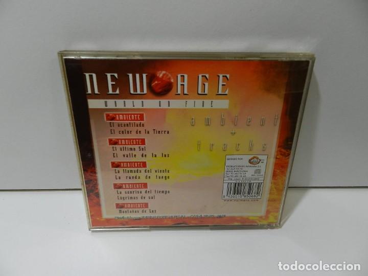 CDs de m&uacute;sica: DISCO CD. New Age &ndash; World On Fire. COMPACT DISC. - Foto 2