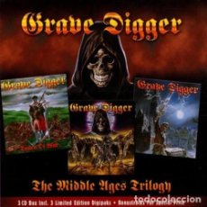 CDs de Música: THE MIDDLE AGES TRILOGY (GRAVE DIGGER) - EDICION ESPECIAL PRECINTADA 3 DIGIPACKS CON BONUS TRACKS. Lote 287999378