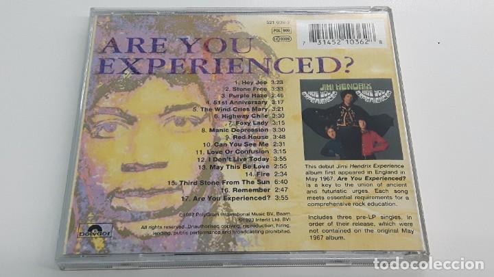 CDs de m&uacute;sica: CD THE JIMI HENDRIX EXPERIENCE - ARE YOU EXPERIENCE? - Foto 3