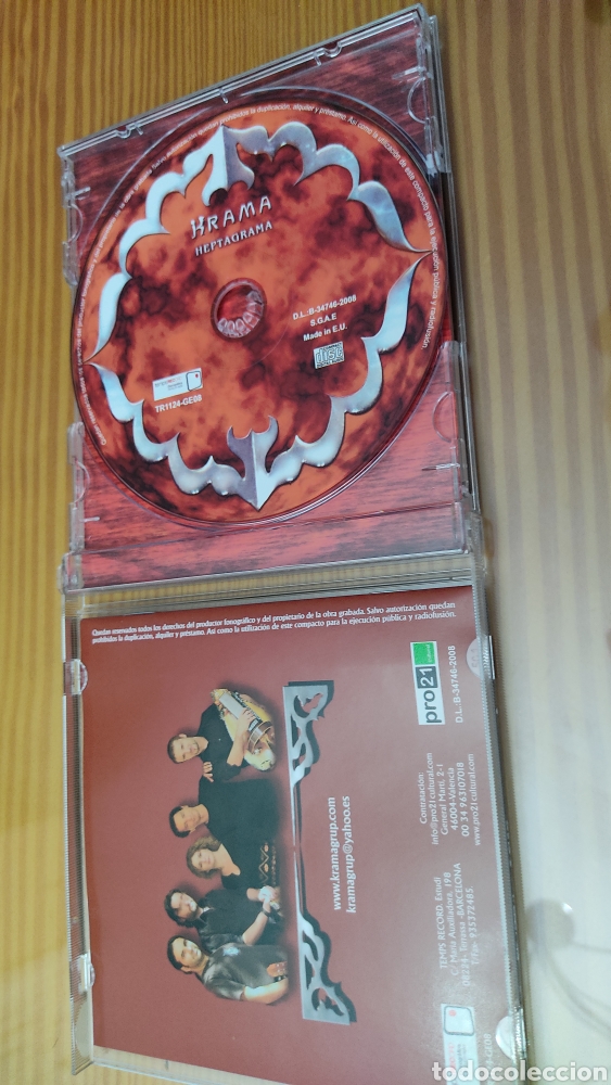 CDs de m&uacute;sica: Cd Krama &rdquo;Heptagrama&rdquo; - Foto 3