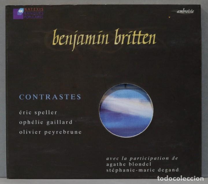 CDs de m&uacute;sica: CD. BRITTEN. CONTRASTES - Foto 1